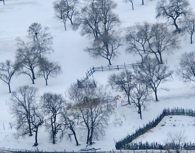 赤峰市-坝上草原-风景-风光-雪地 图片素材
