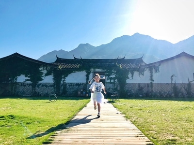 童趣-福州市-连江-三落厝-儿童 图片素材
