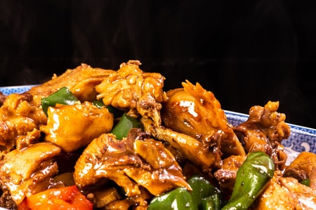 食物-美食-炒菜-炒鸡-大盘鸡 图片素材