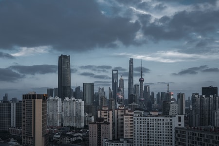 勒是雾都-爬楼-夜景-上海-城市 图片素材