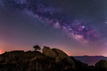 星野-银拱-星空-银河-徒步 图片素材