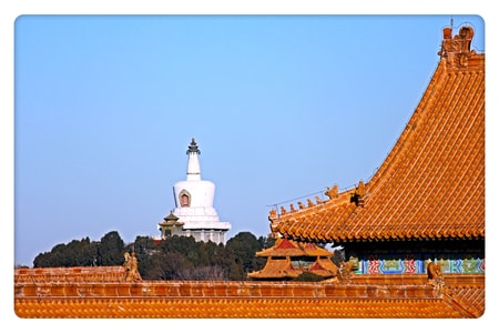 旅行-故宫-琼塔-古建筑-白塔 图片素材