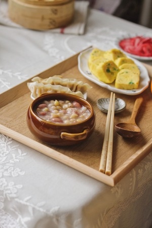 宅家美食-早餐不重样-美食-健康早餐-快手早餐 图片素材