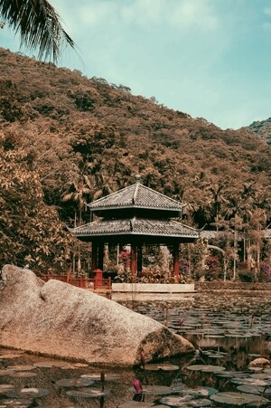 风影学堂-7日打卡挑战-你好秋天-风景-亭子 图片素材