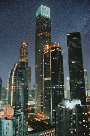 广州-高处不胜寒-城市探索-调色-单反摄影 图片素材