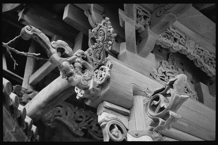 纪实-街拍-建筑-古代建筑-雕花 图片素材