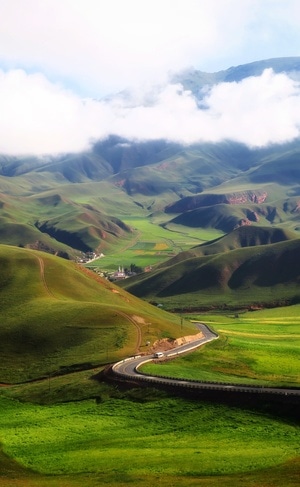 卓尔山-风景-雨过天晴-风光-风景 图片素材