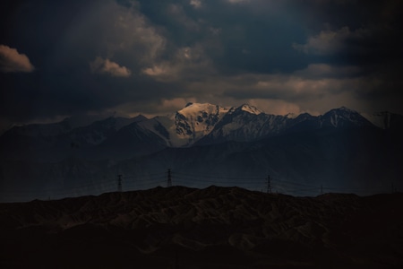 旅行-自然-雪山-风光-西北 图片素材