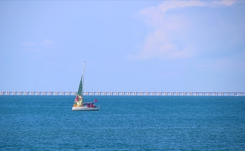 大自然-大海-帆船-船-风景 图片素材