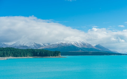 新西兰旅行-风光摄影-自驾旅行-湖-风光 图片素材