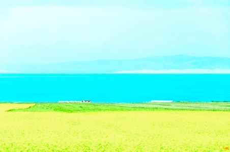 旅行-手机摄影-极简主义-青海湖-风景 图片素材
