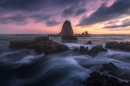 风光-海-黄昏-自然-印度尼西亚 图片素材