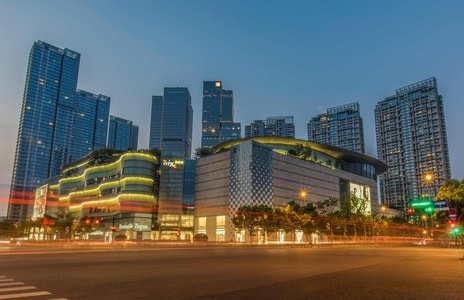 塔-风景-西安-杭州-万象城 图片素材
