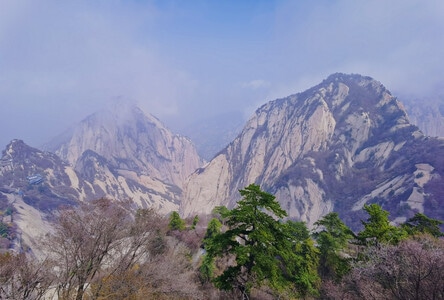 旅游-风景-华山-山-山峰 图片素材