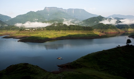 旅行-风景-雅女湖-瓦屋山-风景 图片素材