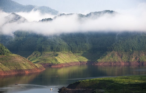 旅行-风景-雅女湖-瓦屋山-雅女湖 图片素材