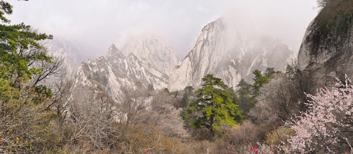 旅游-风景-华山-山-山峰 图片素材