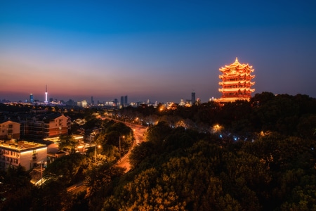 历史-建筑-夏季-武汉-黄鹤楼 图片素材