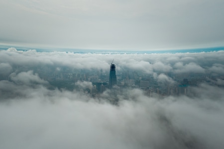 武汉市-我要上封面-全景-建筑-在路上 图片素材