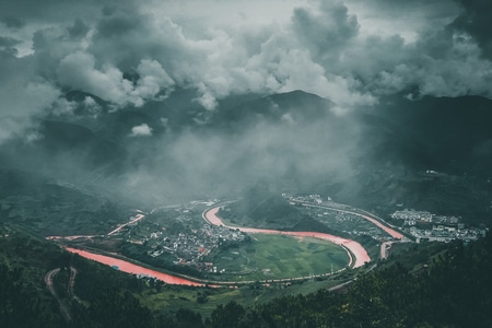 风景-云龙-太极图-大理-秘境 图片素材