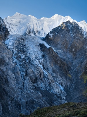 梅里雪山-梅里北坡-坡均营地-奶日顶卡-来日贡卡 图片素材