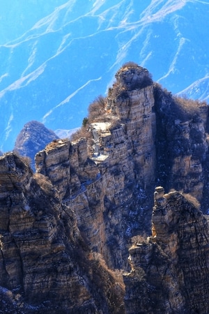 我的2019-白石山国家地质公园-岩石-悬崖-山峰 图片素材