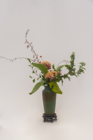 秋日物语-菊花展-插花-花-花朵 图片素材