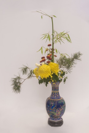秋日物语-菊花展-插花-花-花朵 图片素材