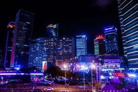 纪实-上海-街拍-夜景-赛博朋克 图片素材