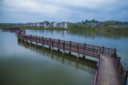 桥-生活-美丽乡村-寂陌先生-摄影师罗馗 图片素材