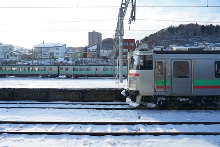 雪-小樽-车站-车站-雪 图片素材