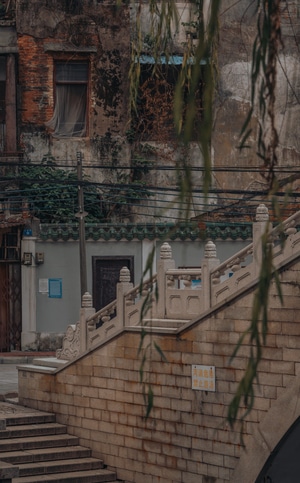 广州-纪实-扫街-旧城区-建筑 图片素材