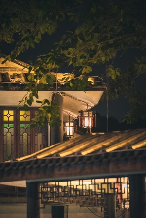 广州-西关-旧城区-纪实-夜 图片素材