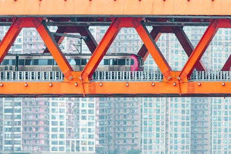重庆-轨道-交通-轨道-高架桥 图片素材