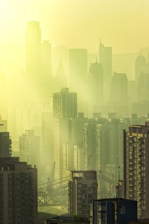 重庆-雾都-城市风光-迷雾-城市 图片素材