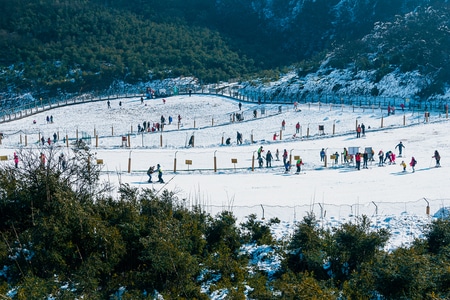 旅行-山⛰️-自然-雪场-滑雪场 图片素材