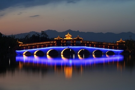 风光-日落-夜景-河-夜景 图片素材