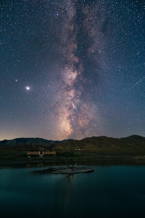 夜色-青年摄影师-光影高新青春赋能-兰州-星空 图片素材