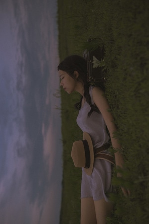 人像-美女-复古-暗调-情绪 图片素材