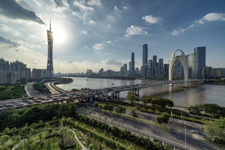 风光-旅行-繁华都市-广州-70周年城市 图片素材