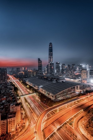 夜景-深圳-旅行-繁华都市-城市风光建筑 图片素材