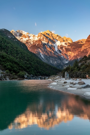 风光-旅行-雪山-户外-丽江 图片素材