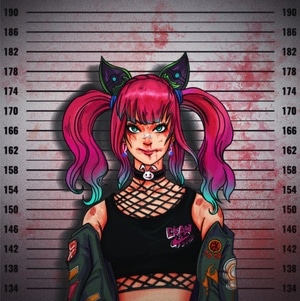 你好2020-插画-我要上封面-美少女-少女 图片素材