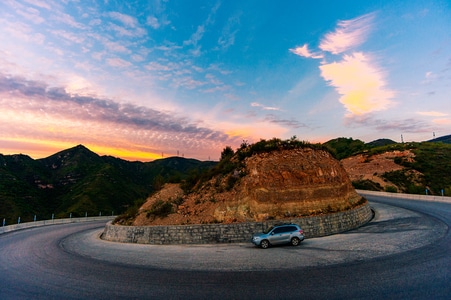 风光-天气-保定-公路-公路 图片素材