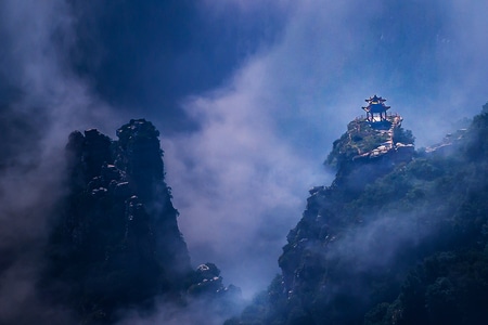 白石山-云海-旅行-风光-山区 图片素材
