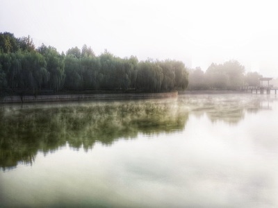 看你的城市-原创-手机摄影-华为-雾 图片素材
