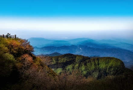 佳能-光-光影-景点-金顶 图片素材