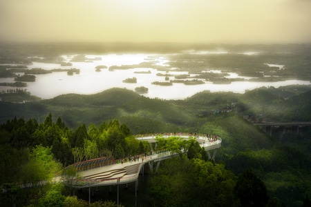 丹景台-景点-旅行-色彩-光影 图片素材