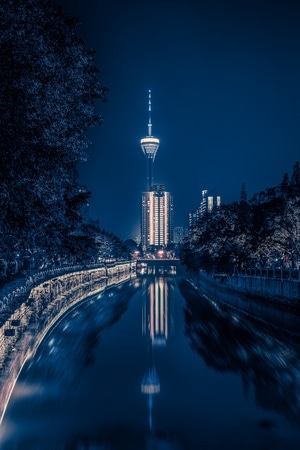 城市-成都-佳能-夜景-339 图片素材