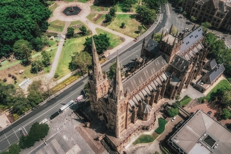 澳洲-悉尼-教堂-城市-风光 图片素材